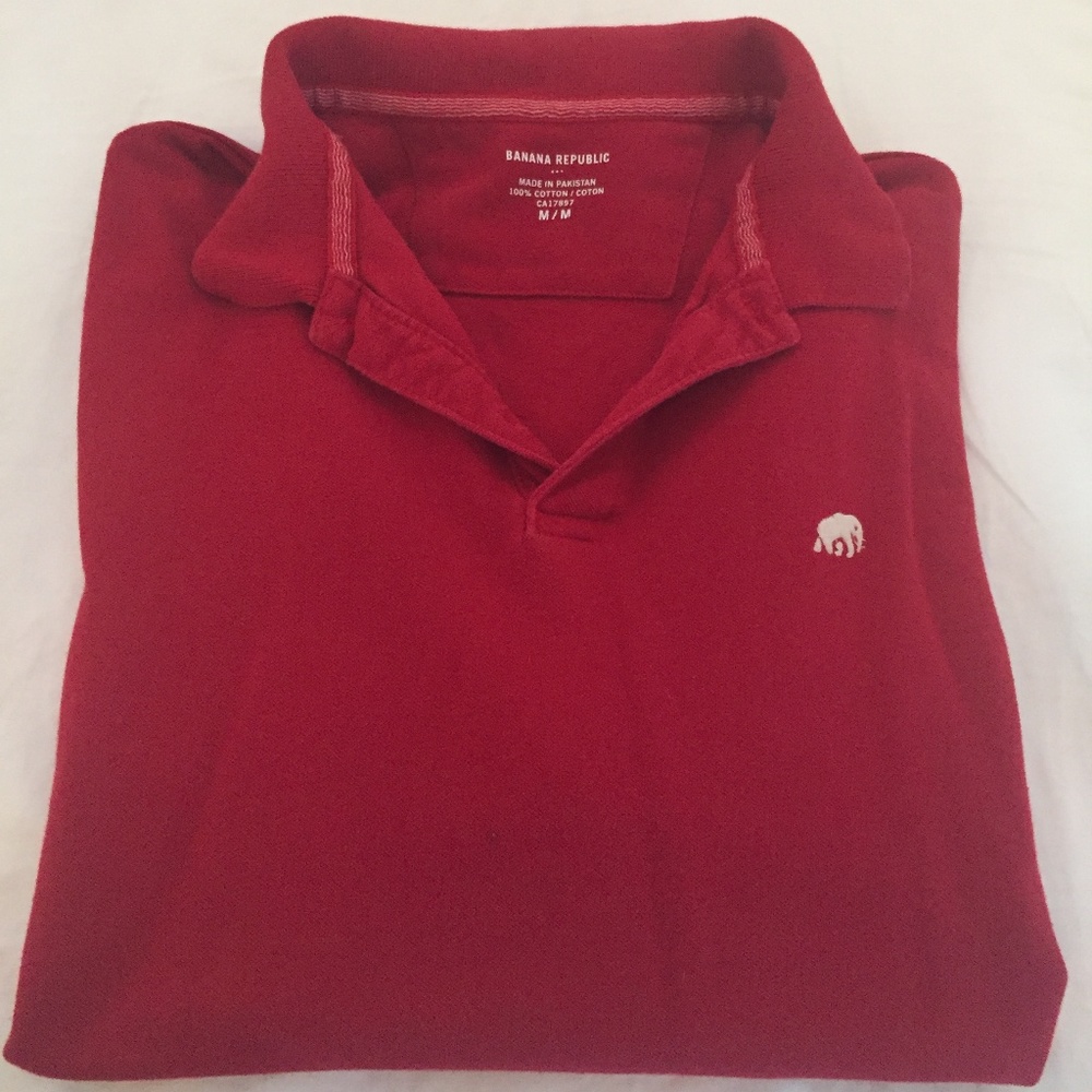 Men's Red Polo